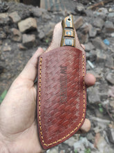 Load image into Gallery viewer, Handmade Damascus Mini EDC Knife — Everyday Carry Survival Tool