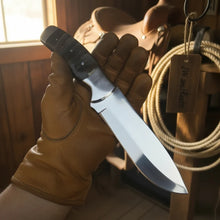 Load image into Gallery viewer, Handmade Loveless Style Bowie Knife Mirror-Polished Full Tang Collector Blade