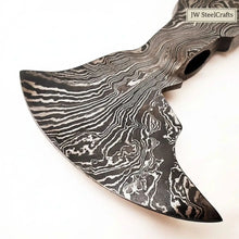 Load image into Gallery viewer, Handmade Damascus Steel Blank Double headed Axe