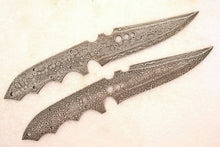 Load image into Gallery viewer, Handmade Damascus Steel Hunting Knives Fixed Blank Blades / Knife Making Material DK-0120