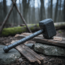 Load image into Gallery viewer, Handmade Full Damascus Steel Hammer – Great Piece of Art MB-0013