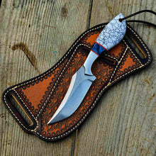 Load image into Gallery viewer, Western Style Cowboy Knife Turquoise Handle