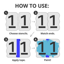 Load image into Gallery viewer, Curb Stencil Kit For Address Painting