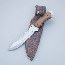 Load image into Gallery viewer, Hunter Point Bowie Knife D2 Steel G10 Handle