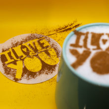 Load image into Gallery viewer, Love Coffee Stencils