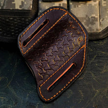 Load image into Gallery viewer, Damascus Hunting Pocket Knife with Camel Bone, Wenge &amp; Resin Handle