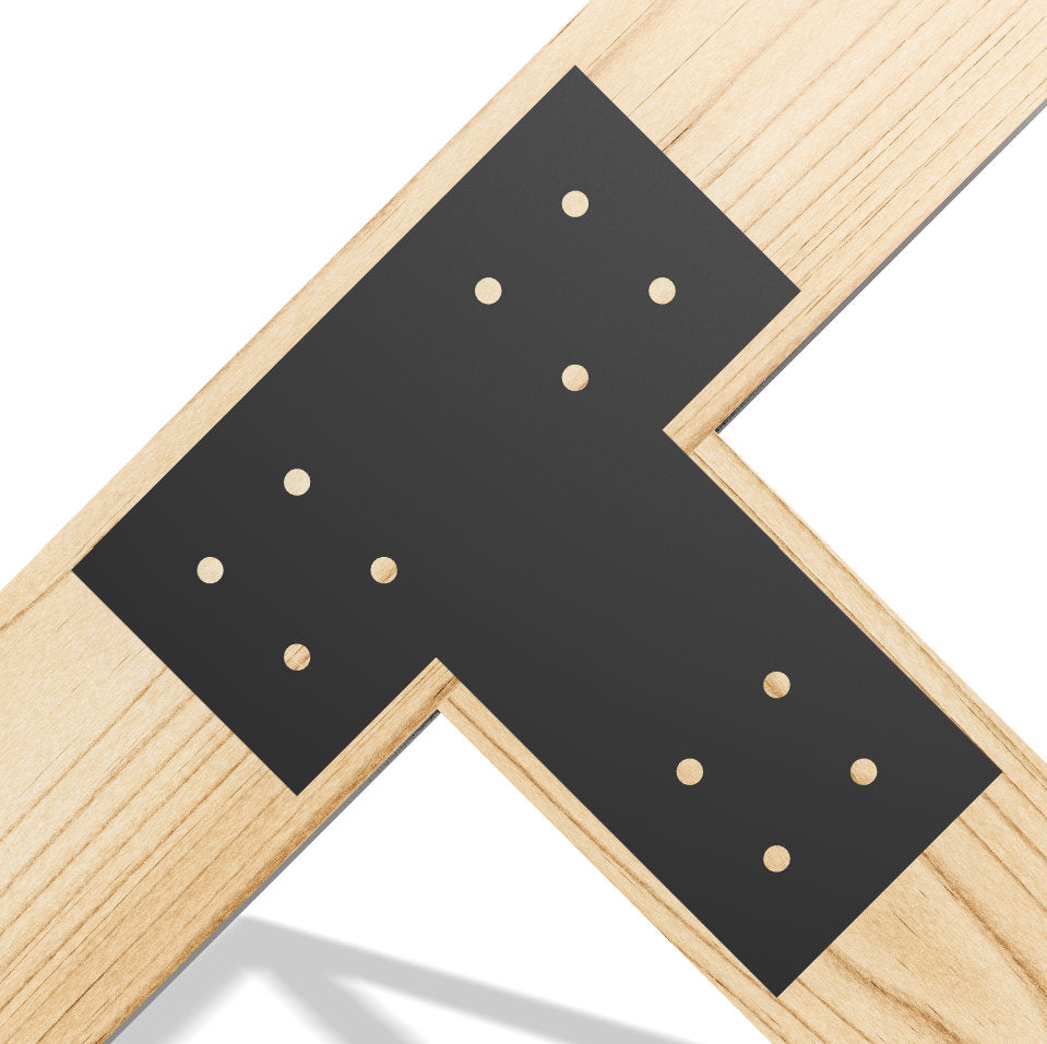 Structural Design Timber Truss Brackets for 6x6 Posts, 6