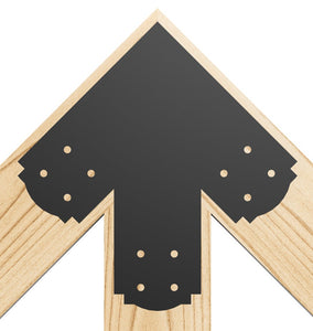 6x6 Decorative Design Timber Truss Brackets for 6x6 Posts, 6" Timber Truss Brackets, 6x6 Timber Fan Bracket