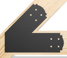 Load image into Gallery viewer, 6x6 Decorative Design Timber Truss Brackets for 6x6 Posts, 6&quot; Timber Truss Brackets, 6x6 Timber Fan Bracket