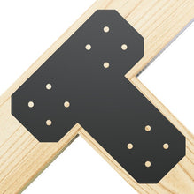 Load image into Gallery viewer, Chamfered Design Dog Eared Timber Truss Brackets for 8x8 Posts, 8&quot; Timber Truss Brackets
