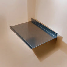 Load image into Gallery viewer, Custom Size/Finish Steel Shelf with lip, Select your size and finish