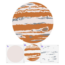 Load image into Gallery viewer, Jupiter Wall Mural Stencil Set