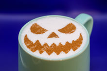Load image into Gallery viewer, Spooky Pumpkin Coffee Stencils