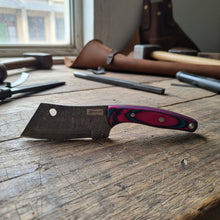 Load image into Gallery viewer, Ko-Bunka Knife Damascus Steel, Reverse Tanto