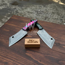 Load image into Gallery viewer, Ko-Bunka Knife Damascus Steel, Reverse Tanto