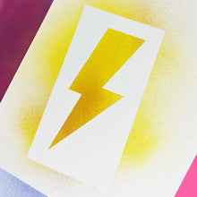 Load image into Gallery viewer, Lightning Bolt Stencil