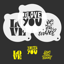 Load image into Gallery viewer, Love Coffee Stencils