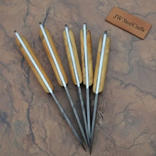 Load image into Gallery viewer, Damascus Kitchen Knife Set of 4 - Hand-Forged Full Tang Blades