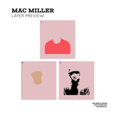 Load image into Gallery viewer, Mac Miller Layered Stencil Set