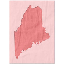 Load image into Gallery viewer, Maine State Outline Stencil