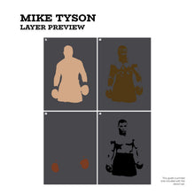 Load image into Gallery viewer, Mike Tyson Layered Stencil Set