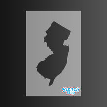 Load image into Gallery viewer, New Jersey State Outline Stencil
