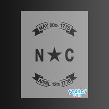 Load image into Gallery viewer, North Carolina State Flag Stencil