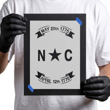 Load image into Gallery viewer, North Carolina State Flag Stencil