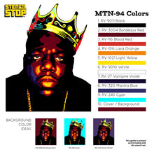 Load image into Gallery viewer, Notorious B.I.G "King of NY" Layered Stencil Set