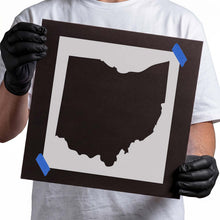 Load image into Gallery viewer, Ohio State Outline Stencil