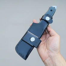 Load image into Gallery viewer, Sheepsfoot D2 Hunting Knife | Leather Sheath