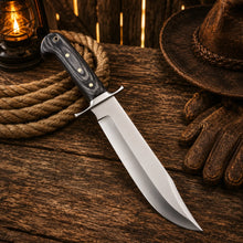 Load image into Gallery viewer, Western Style Hunting Knife – Pakka Wood Handle with Sheath