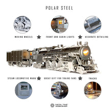 Load image into Gallery viewer, POLAR STEEL Magic Express Mechanical Steam train