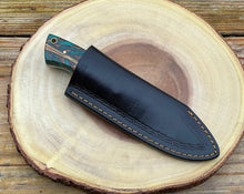 Load image into Gallery viewer, Pine Cone Handle Fixed Blade Knife, Custom Full Tang Hunting Knife