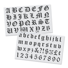Load image into Gallery viewer, Gothic Letter Alphabet [1in Letters] Set