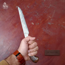 Load image into Gallery viewer, Handmade Damascus Fillet Knife - Premium Blade for Fish Processing &amp; Trimming