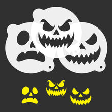 Load image into Gallery viewer, Spooky Pumpkin Coffee Stencils