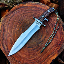 Load image into Gallery viewer, Rambo Last Blood Bowie Knife D2 Steel Full Tang