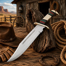 Load image into Gallery viewer, Rambo Style Knife – Full Tang D2 Steel Bowie Blade