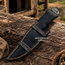 Load image into Gallery viewer, Ridgefang Bowie Knife with Sheath – D2 Steel &amp; G10 Micarta Handle