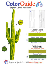 Load image into Gallery viewer, Saguaro National Park Wall Mural Stencil Set