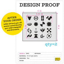 Load image into Gallery viewer, Custom Mylar Stencils