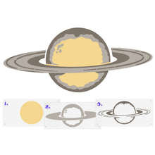 Load image into Gallery viewer, Saturn Wall Mural Stencil Set