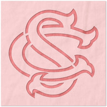 Load image into Gallery viewer, South Carolina Gamecocks Interlocking SC Baseball Logo Stencil