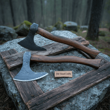 Load image into Gallery viewer, Set of Two Bearded Axes 20 Inch Curved Handles