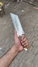 Load image into Gallery viewer, Stainless Steel Tracker Knife with Rosewood Handle | Full Tang Outdoor Knife