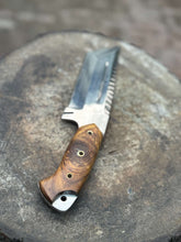 Load image into Gallery viewer, Stainless Steel Tracker Knife with Rosewood Handle | Full Tang Outdoor Knife