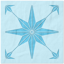 Load image into Gallery viewer, Star Tile Pattern Stencil