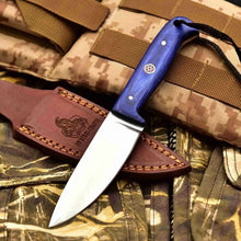 Load image into Gallery viewer, Stainless Steel Hunting Knife – Multiple Handle Colors | JW SteelCrafts