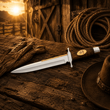 Load image into Gallery viewer, Toothpick Replica Bowie Knife – D2 Steel Gil Hibben Style